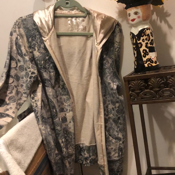 Oleg Cassini hoodie full length zipper with 2 pkt - Picture 2 of 10